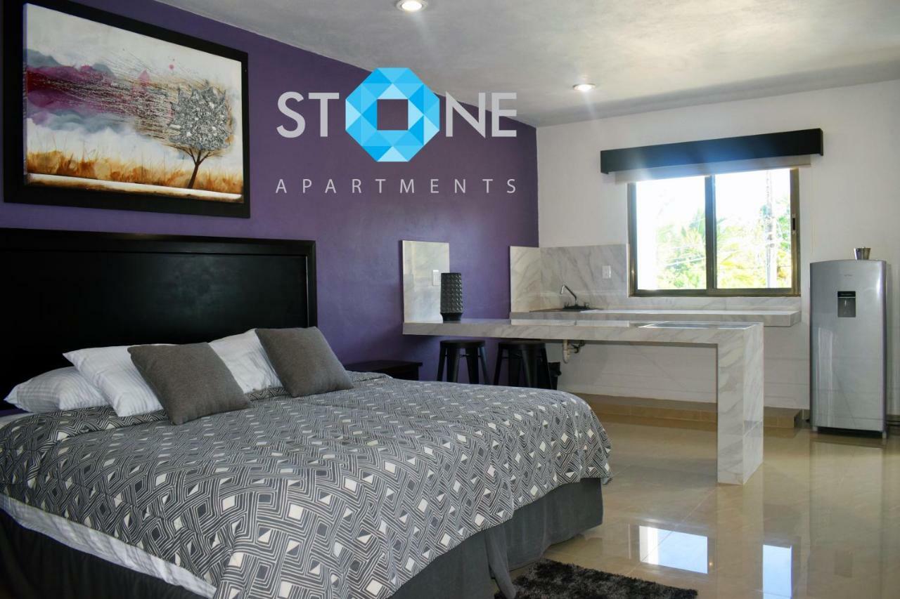 Stone Aparments Hotel Bacalar Luaran gambar